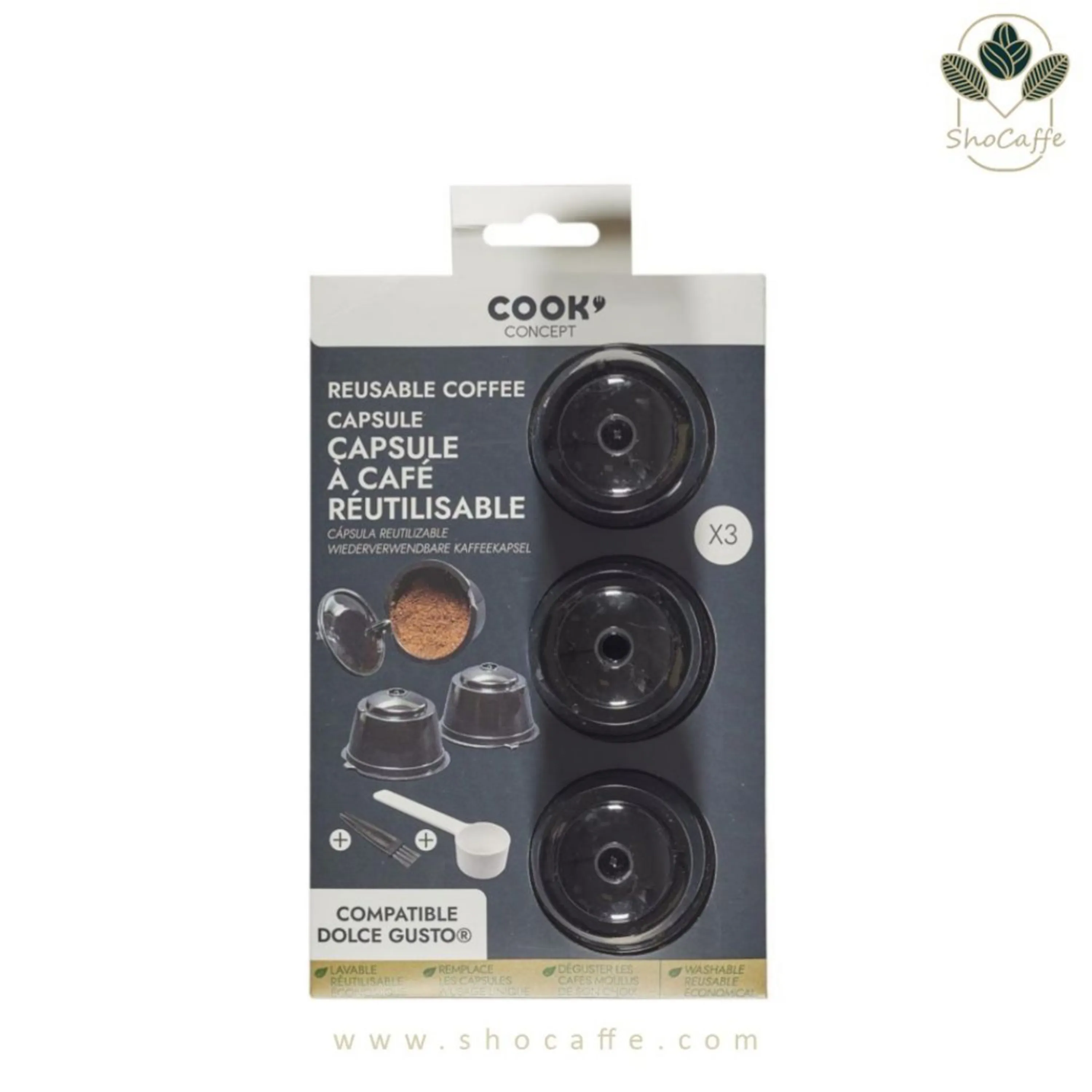 کپسول قابل شارژ دولچه گوستو Dolce gusto Reusable Capsule